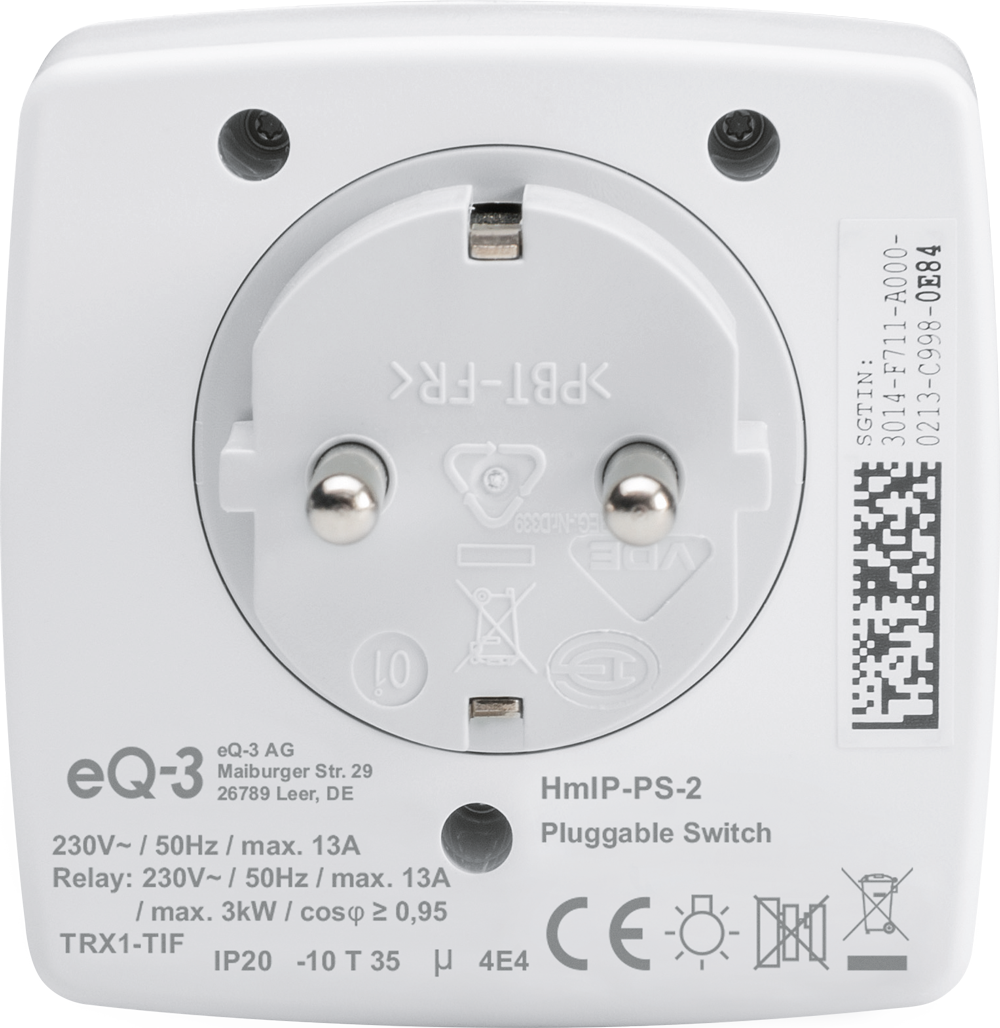 Homematic IP Schaltsteckdose HmIP-PS-2