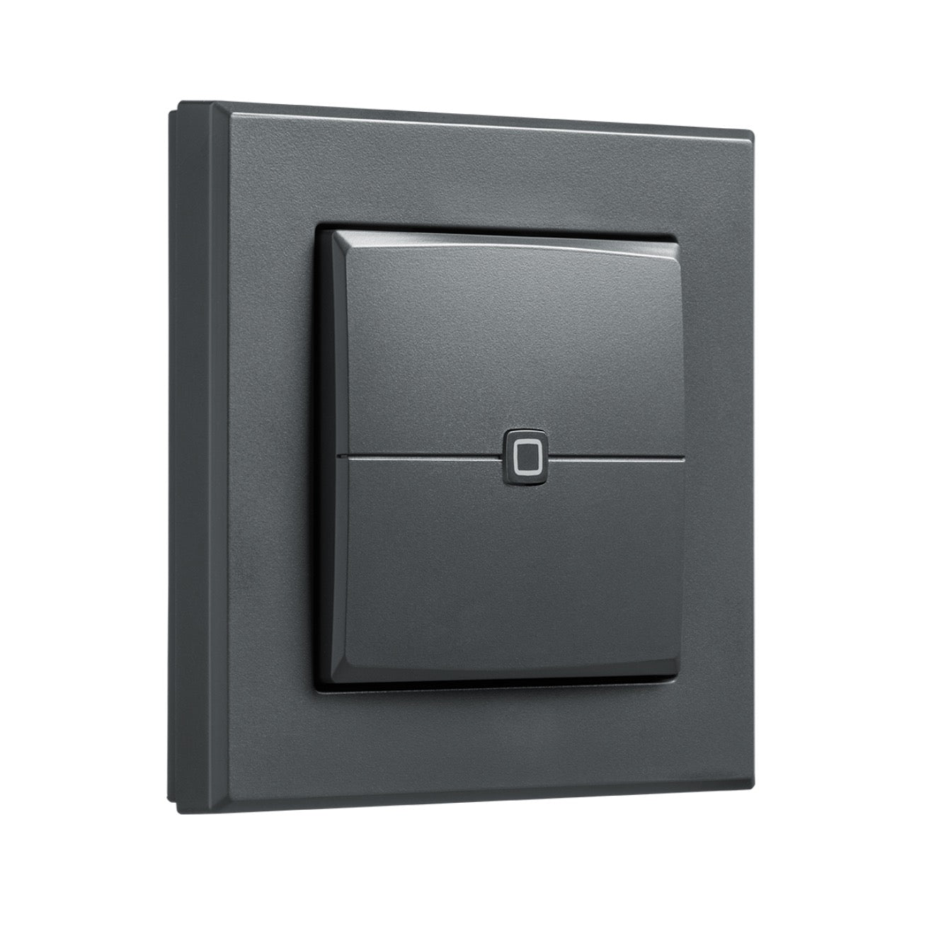 Homematic IP Wandtaster 2-fach anthrazit, rechts